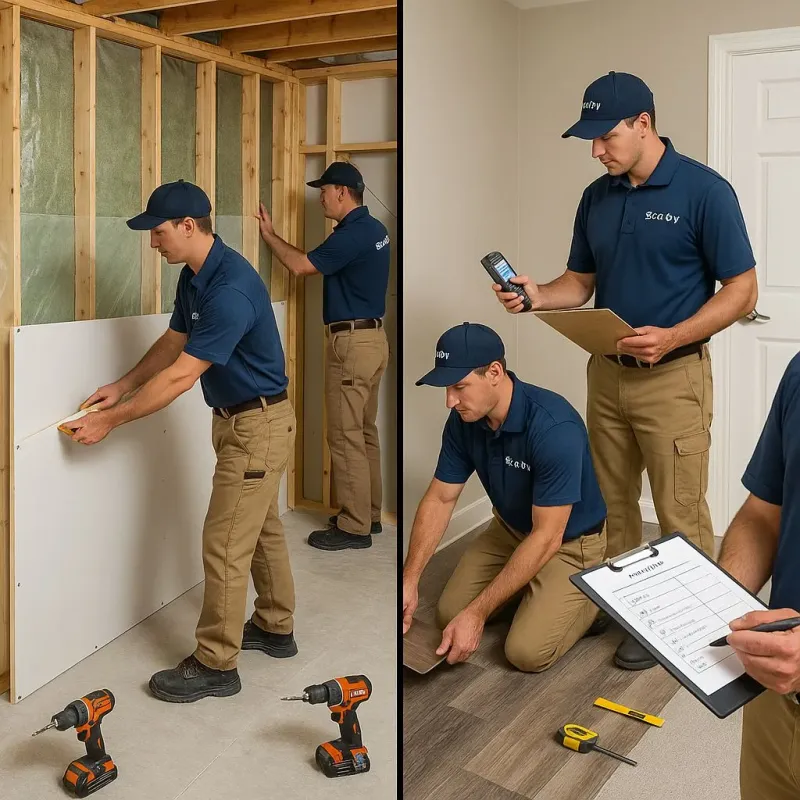 Repairs and Reconstruction process in Christiansburg, VA